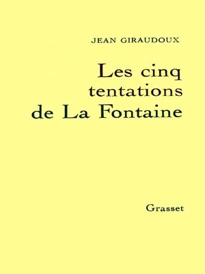 cover image of Les cinq tentations de La Fontaine